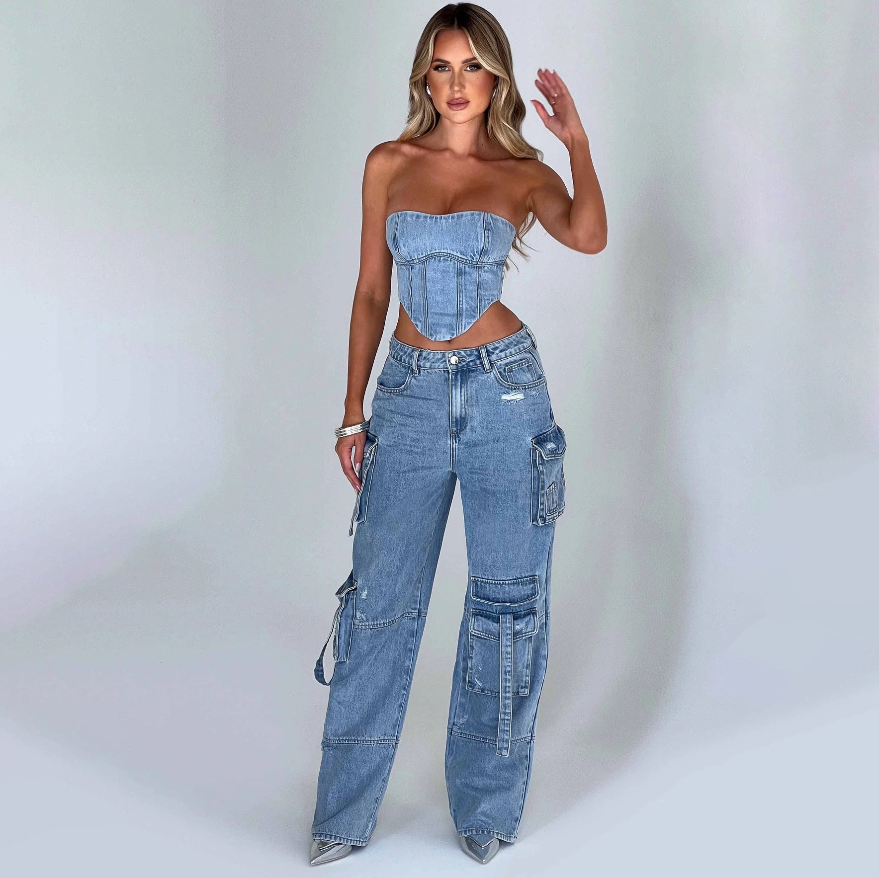 Urban Stitch – Low-Waist Jeans